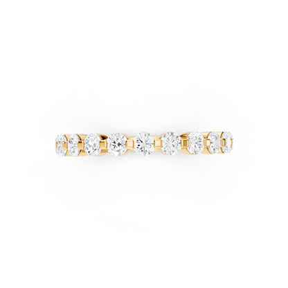 The Hadley - Round Diamond Shared-Prong Wedding Band