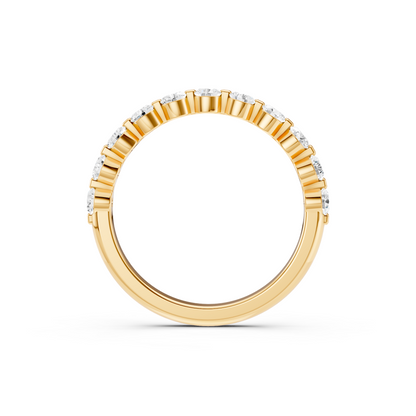 The Hadley - Round Diamond Shared-Prong Wedding Band