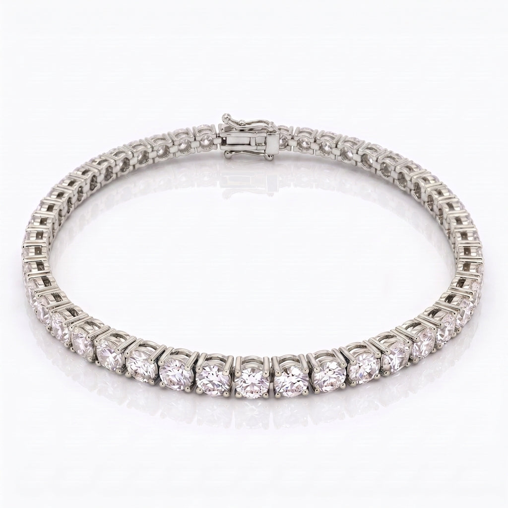 Round Diamond Tennis Bracelet