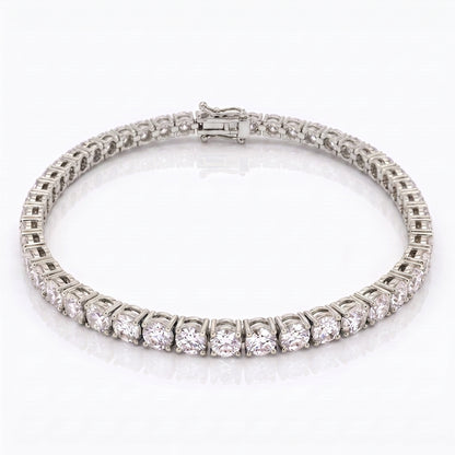 Round Diamond Tennis Bracelet