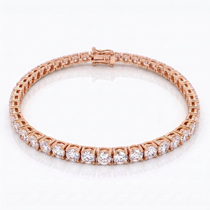 Round Diamond Tennis Bracelet