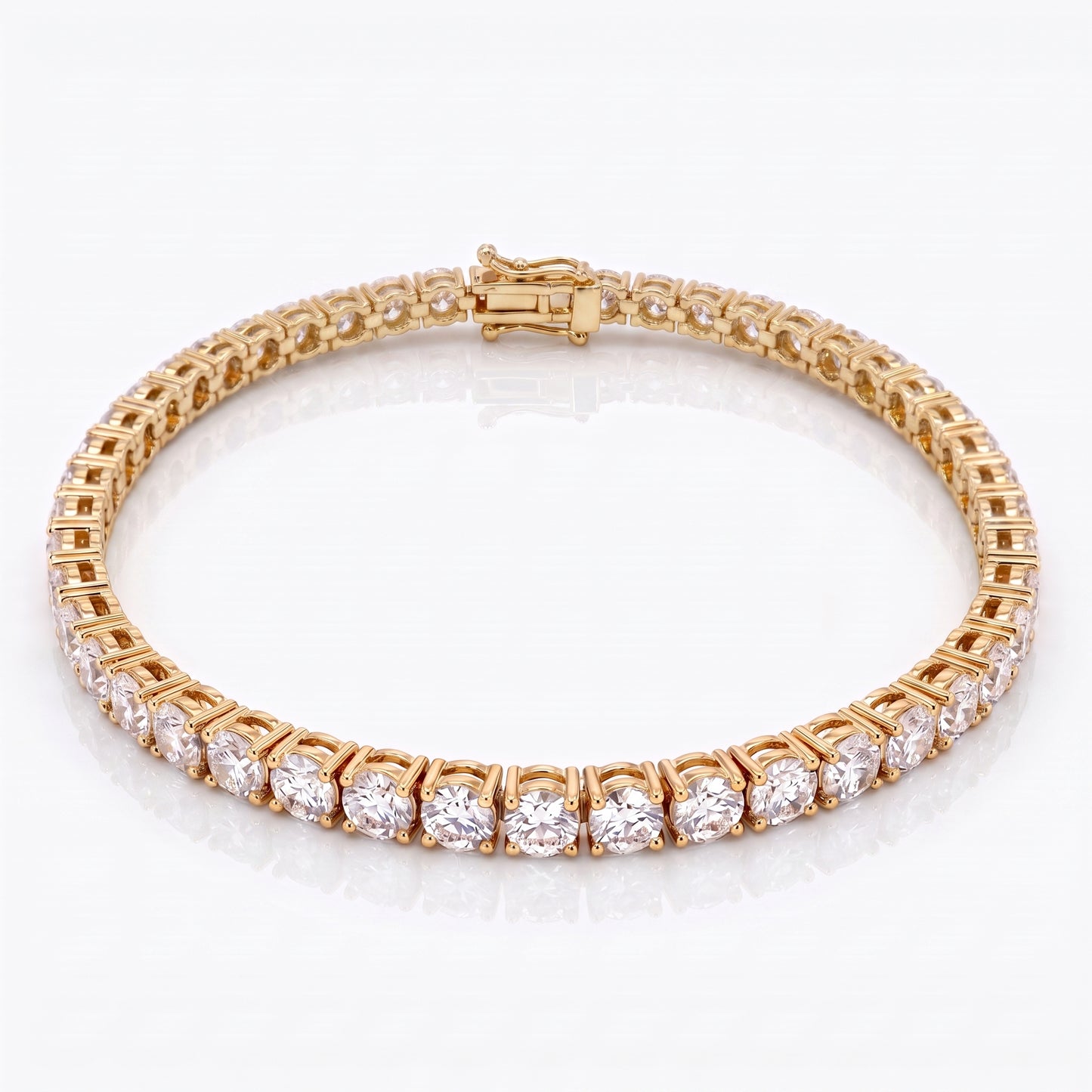 Round Diamond Tennis Bracelet