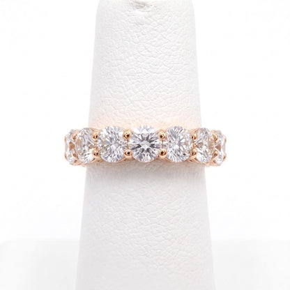 Shared-Prong Round Diamond Eternity Band