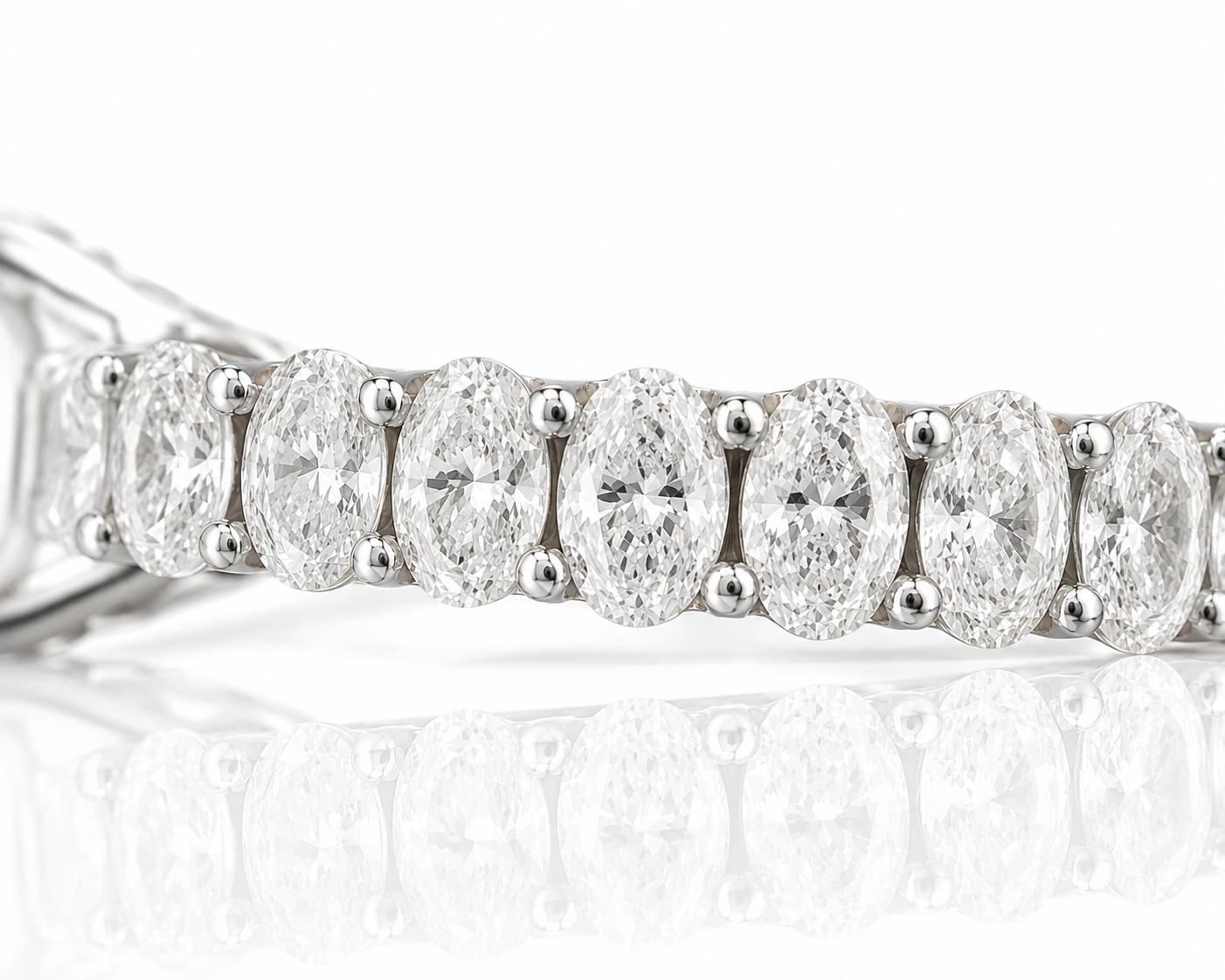 Diamond Engagement Ring with Shared-Prong Band